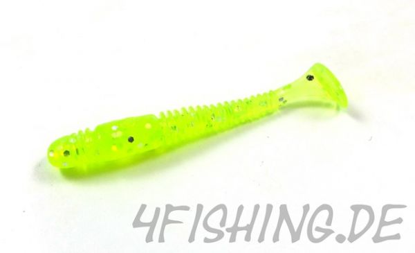 Lucky John Pro Series TIOGA in 2,4" (6,1 cm) in LIME CHARTREUSE - der Barsch- & Forellenkiller!!!