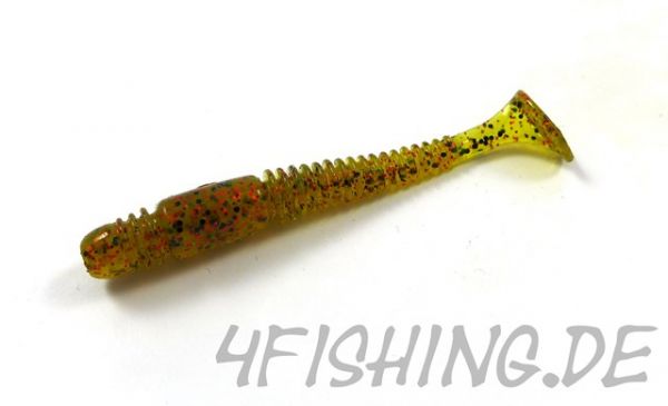 Lucky John Pro Series TIOGA in 2,4" (6,1 cm) in GREEN PUMPKIN - der Barsch- & Forellenkiller!!!