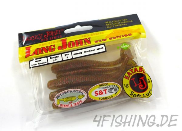 Lucky John Pro Series LONG JOHN New Edition in 3,1" (7,9 cm) in GREEN PUMPKIN