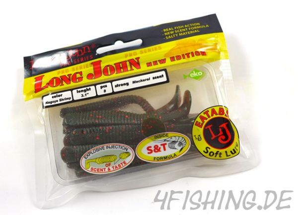 Lucky John Pro Series LONG JOHN New Edition in 3,1" (7,9 cm) in NAGOYA SHRIMP