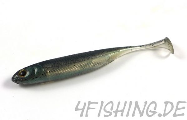 Fisch Arrow Flash J Shad in 4 Inch (ca. 9,5 cm) #03 NEON GREEN / SILVER