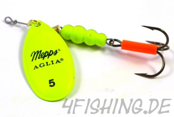 "Mepps Aglia Fluo" CHARTREUSE Größe 5
