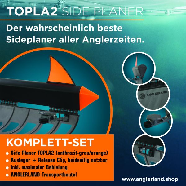 TOPLA 2 SIDEPLANER - Der wahrscheinlich beste Sideplaner aller Anglerzeiten