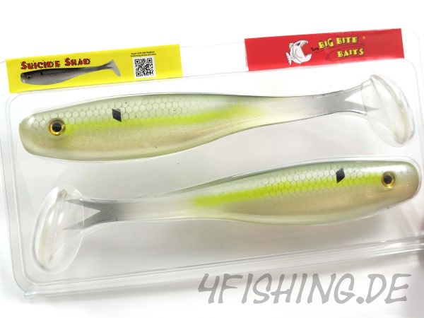 Big Bite Baits 7" SUICIDE SHAD in BLUE BACK HERRING