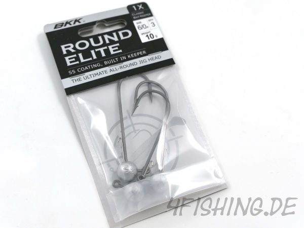 BKK Round Elite Classic Bait Keeper Jighaken - Größe 6/0