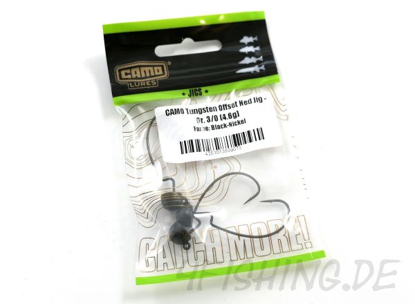 CAMO TUNGSTEN OFFSET NED JIGS - Größe 3/0
