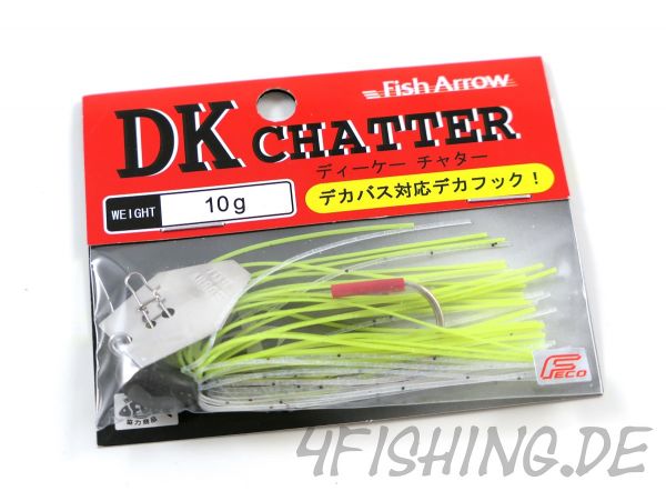 Der DK CHATTER 10 von FISH ARROW - der ultimative Chatterbait auf Hecht & Co.