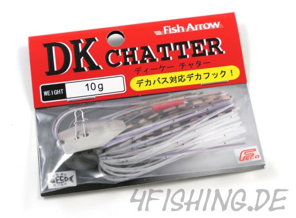 Der DK CHATTER 10 von FISH ARROW - der ultimative Chatterbait auf Hecht & Co.