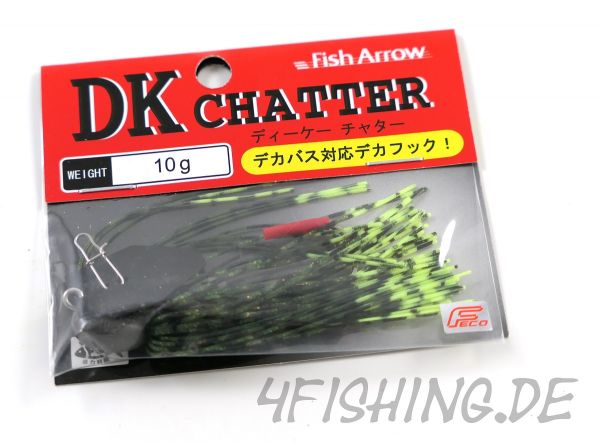 Der DK CHATTER 10 von FISH ARROW - der ultimative Chatterbait auf Hecht & Co.