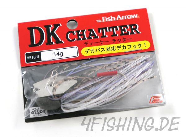 Der DK CHATTER 14 von FISH ARROW - der ultimative Chatterbait auf Hecht & Co.