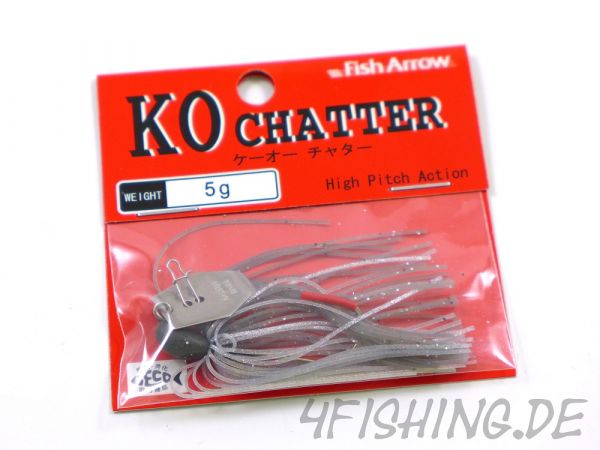 Der KO CHATTER 5 von FISH ARROW - der ultimative Chatterbait auf Barsch & Co.