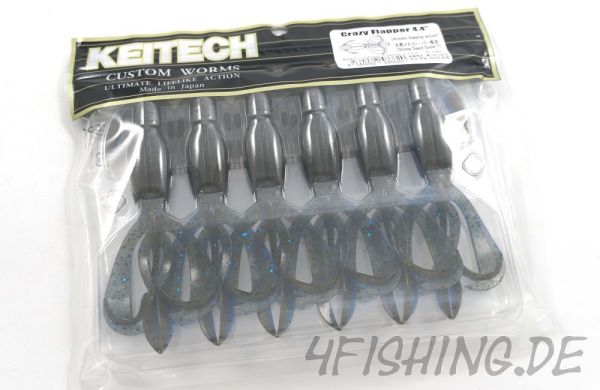 Der Crazy Flapper von KEITECH in 4,4" Farbe OKEECHOBEE CRAW