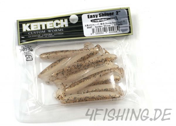 KEITECH Easy Shiner GOLDEN SHINER in 2" - aromatisierter Topgummi aus Japan