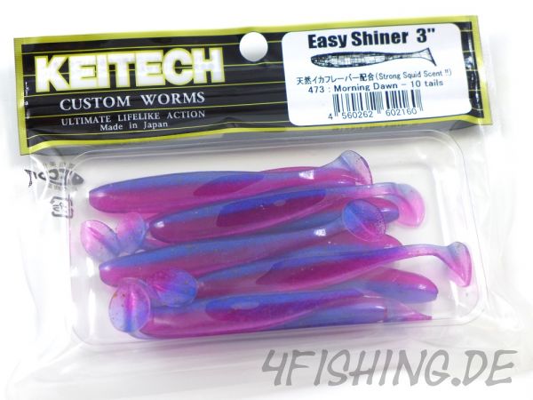 KEITECH Easy Shiner MORNING DAWN in 3" - aromatisierter Topgummi aus Japan