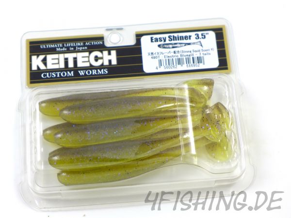 KEITECH Easy Shiner ELECTRIC BLUEGILL in 3,5" - Topgummi aus Japan