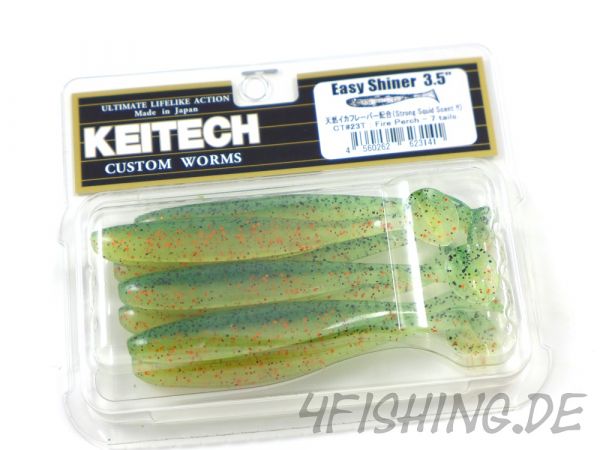 KEITECH Easy Shiner FIRE PERCH in 3,5" - Topgummi aus Japan