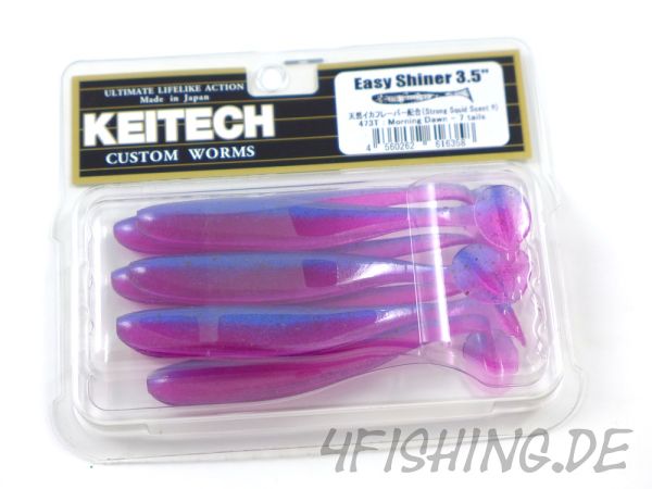 KEITECH Easy Shiner MORNING DAWN in 3,5" - Topgummi aus Japan