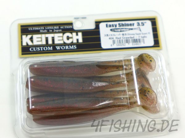 KEITECH Easy Shiner RED CRAWDAD in 3,5" - Topgummi aus Japan