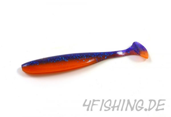 KEITECH Easy Shiner LEE LA ORANGE in 4" - aromatisierter Topgummi aus Japan