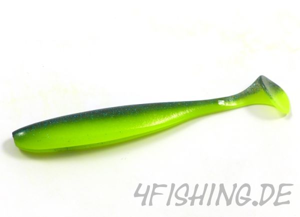 KEITECH Easy Shiner CHARTREUSE THUNDER in 5" - aromatisierter Topgummi aus Japan