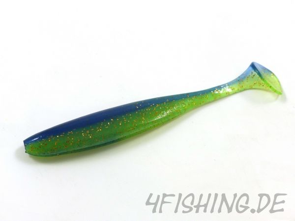 KEITECH Easy Shiner LIME / BLUE in 5" - aromatisierter Topgummi aus Japan