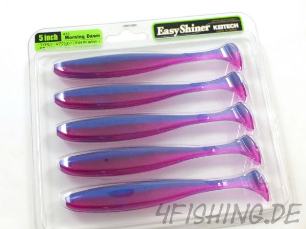 KEITECH Easy Shiner MORNING DAWN in 5" - aromatisierter Topgummi aus Japan