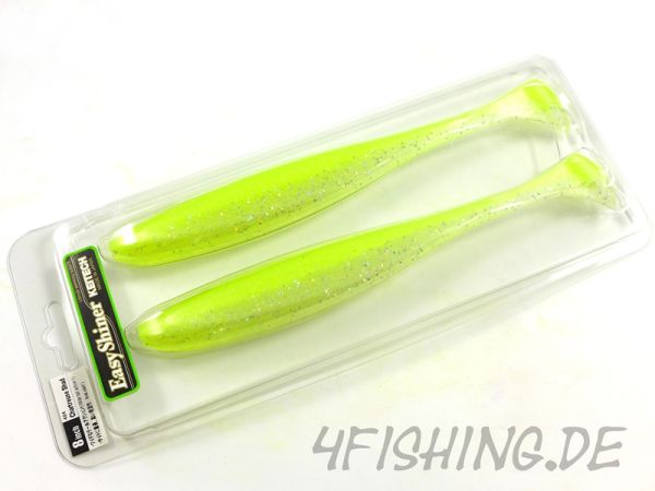 KEITECH Easy Shiner CHARTREUSE SHAD in 8" - der große Topgummi aus Japan