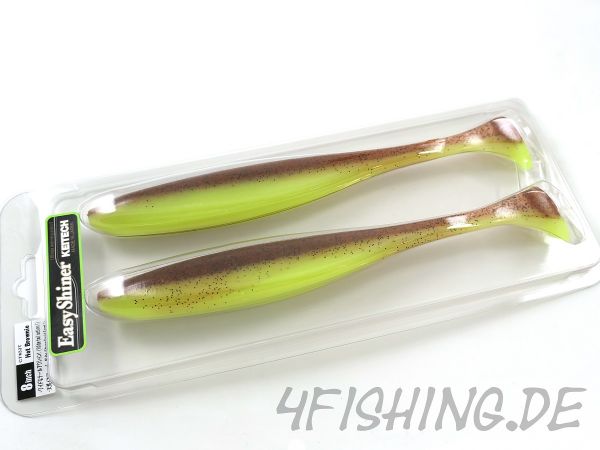 KEITECH Easy Shiner HOT BROWNIE in 8" - der große Topgummi aus Japan