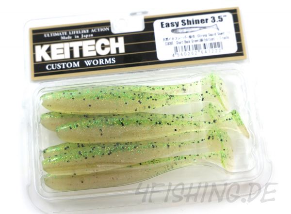 KEITECH Easy Shiner CHART BACK GREEN (AM-Edition) in 3,5" - Topgummi aus Japan