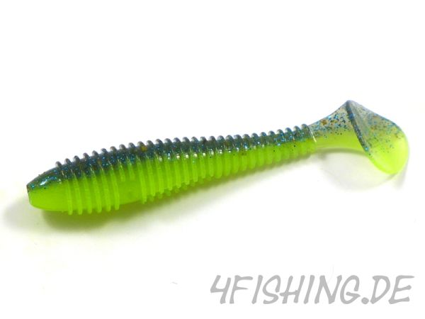 KEITECH 2,8" FAT Swing Impact - Farbe CHARTREUSE THUNDER