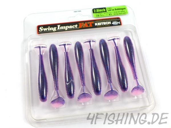 KEITECH 2,8" FAT Swing Impact - Farbe LEE LA BUBBLEGUM