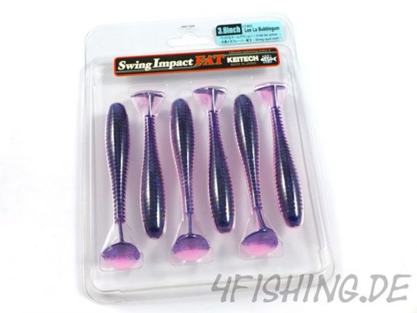 KEITECH FAT Swing Impact in 3.8" - Farbe LEE LA BUBBLEGUM