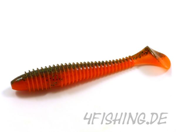 KEITECH FAT Swing Impact in 5.8" - Farbe MOTOROIL / ORANGE