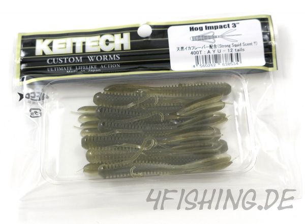 Der HOG IMPACT von KEITECH in 3" Farbe AYU