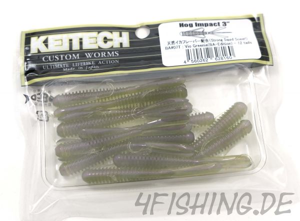 Der HOG IMPACT von KEITECH in 3" Farbe VIO GREENIE (BA-EDITION)