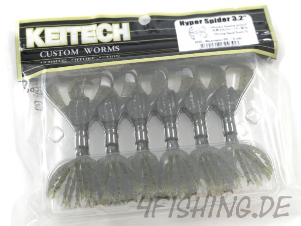 Keitech 3,2" HYPER SPIDER in WATERMELON PP.