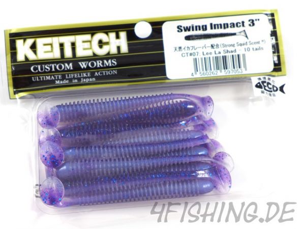 KEITECH Swing Impact in 3 Inch LEE LA SHAD