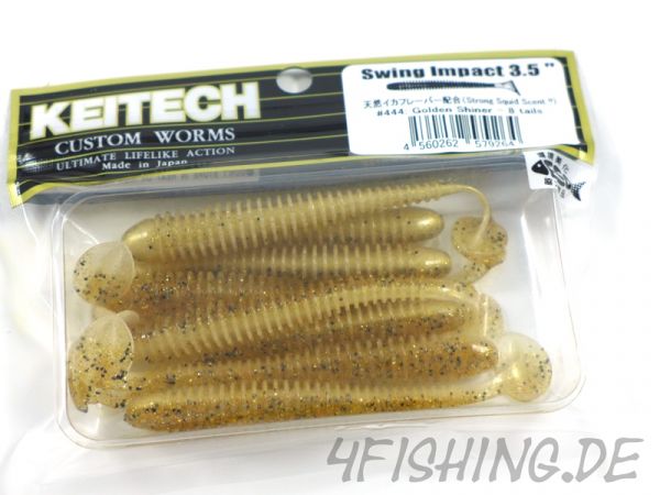 KEITECH Swing Impact in 3,5 Inch GOLDEN SHINER