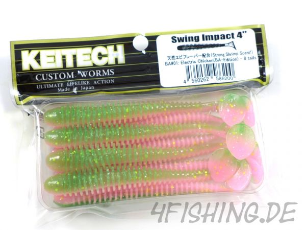 KEITECH Swing Impact in 4 Inch ELECTRIC CHICKEN (BA-EDITION)