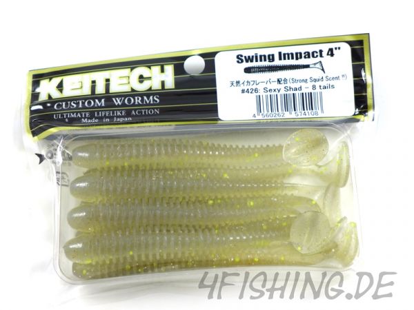 KEITECH Swing Impact in 4 Inch SEXY SHAD