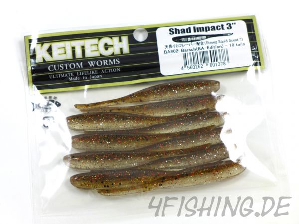 KEITECH Shad Impact BARSCH (BA-EDITION) in 3"