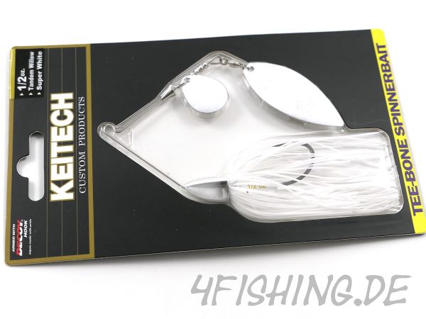 KEITECH TEE-BONE SPINNERBAITS TANDEM WILLOW