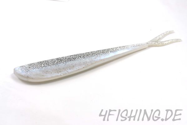 Lunker City Fin-S-Fish in 10" ICE SHAD der Megavertikalgummi
