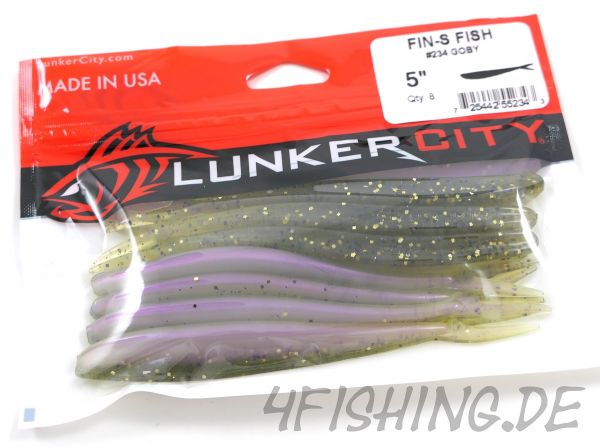 Lunker City Fin-S Fish in 5" GOBY