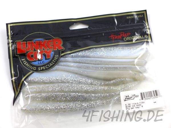 Lunker City Fin-S Fish in 5,75" ICE SHAD