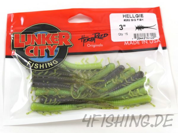 Lunker City - die Larve: HELLGIES in 3" in BIG FISH