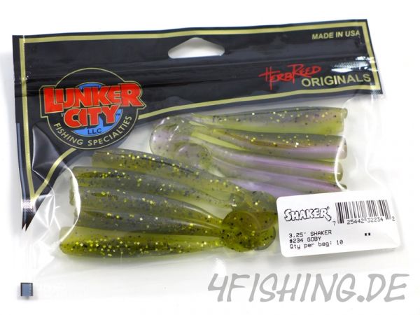 Lunker City Shaker in 3.25" (ca.8,5cm) GOBY