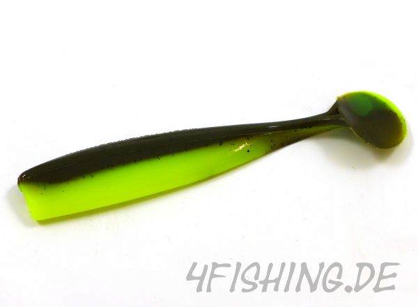 Lunker City Shaker in 6" (ca.16cm) GREEN PUMPKIN / CHARTREUSE (BA-EDITION)