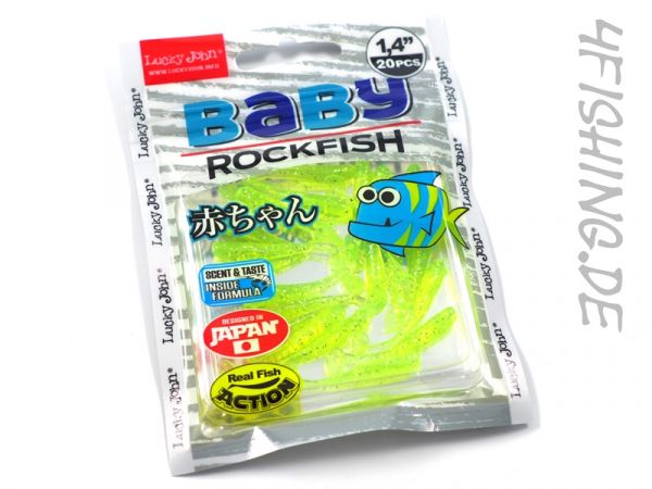 Lucky John Pro Series Baby Rockfish 1,4" - der ultimative UL-Minishad (20 Stück)