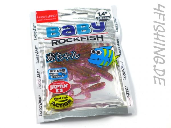 Lucky John Pro Series Baby Rockfish 1,4" - der ultimative UL-Minishad (20 Stück)